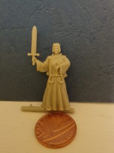 Justice Tarot Figure